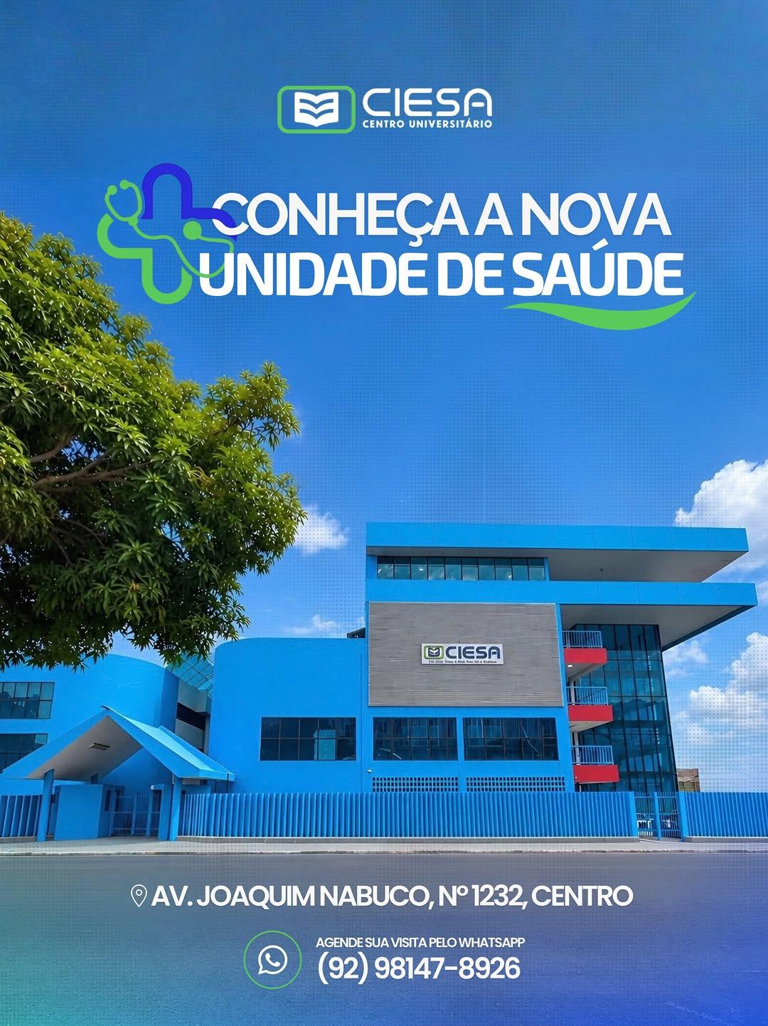 O CIESA agora é saúde!